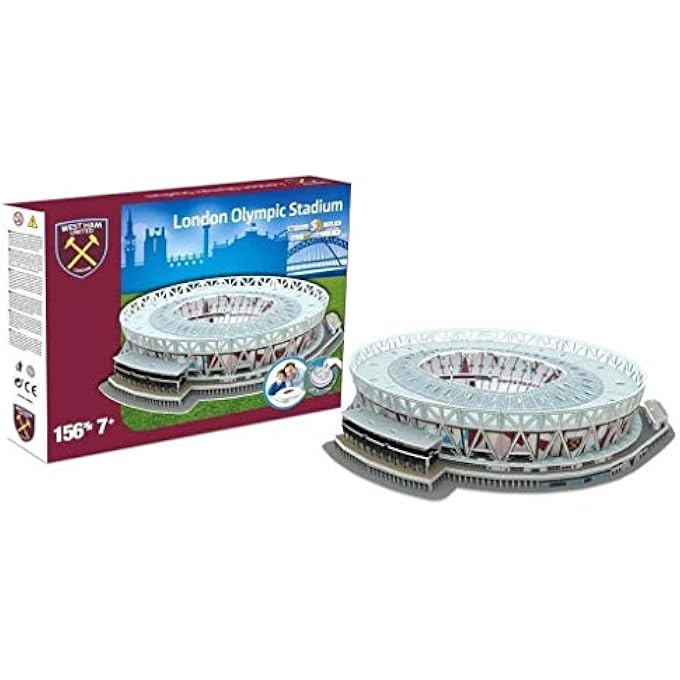 3D WEST HAM LONDON OLYMPIC STADIUM PUZZLE (156 PIECES) - Image 2
